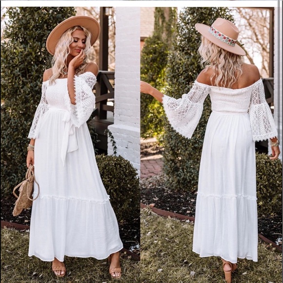 Vici White Bohemian Dress - Picture 2 of 3